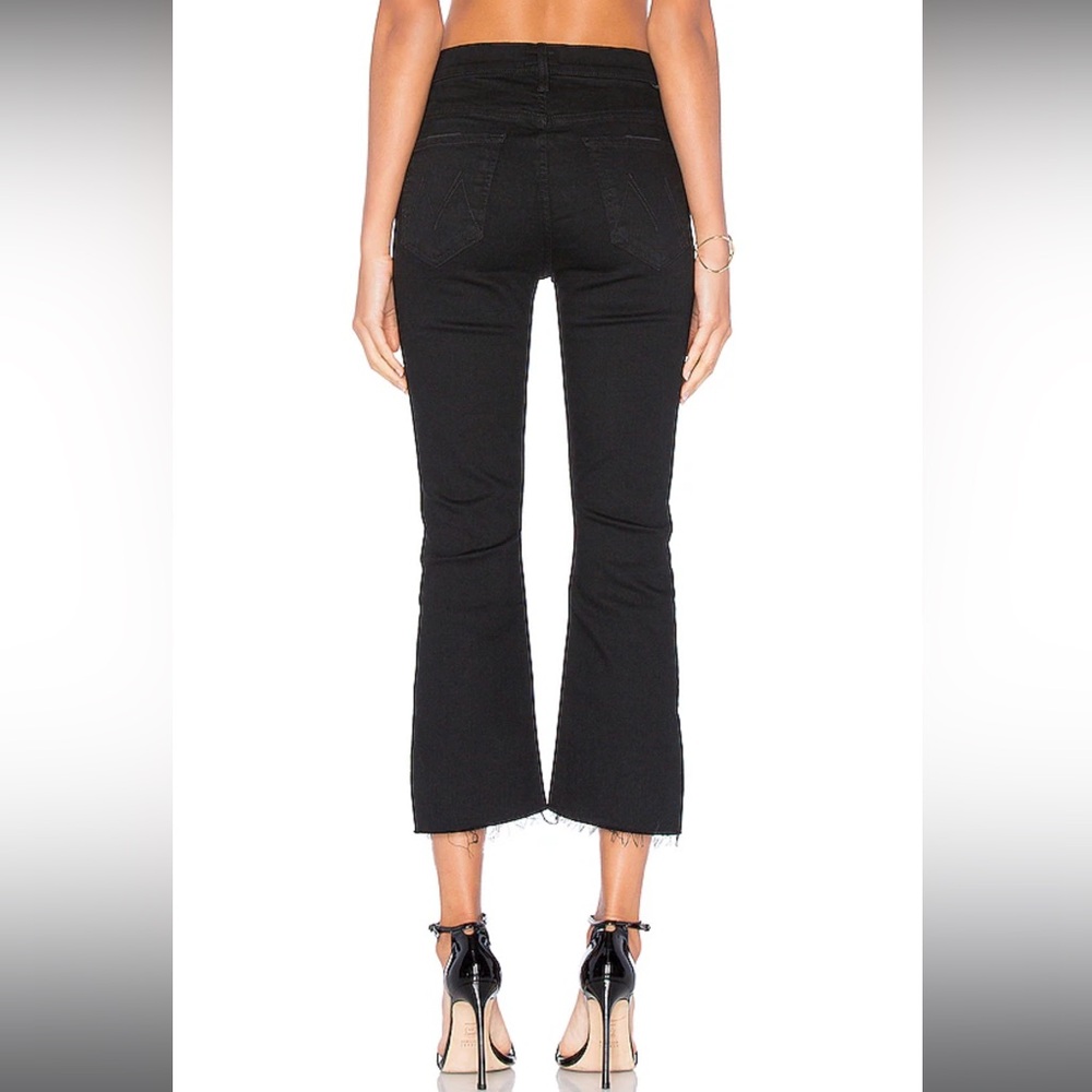 MOTHER denim the insider crop step fray